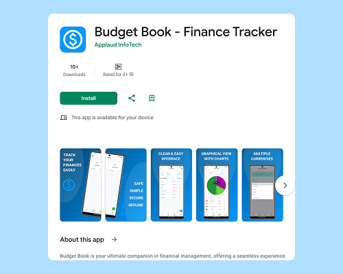 Budget Book - Finance Tracker